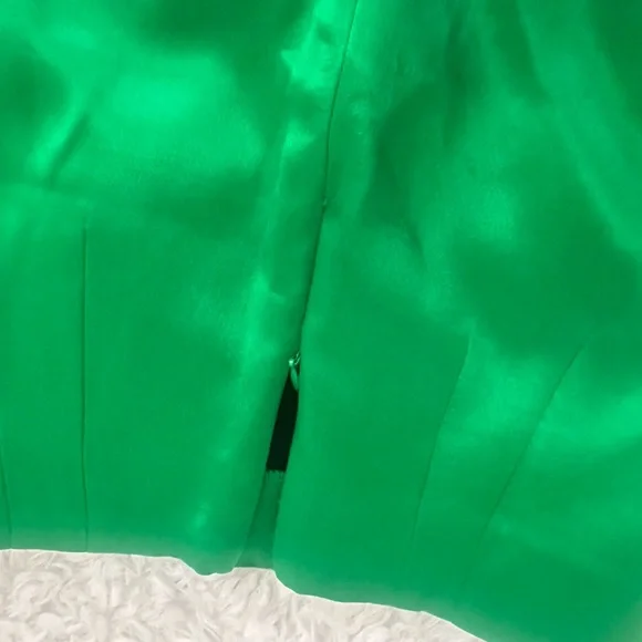 Zara green silk mini skirt size M NWT - Picture 7 of 7